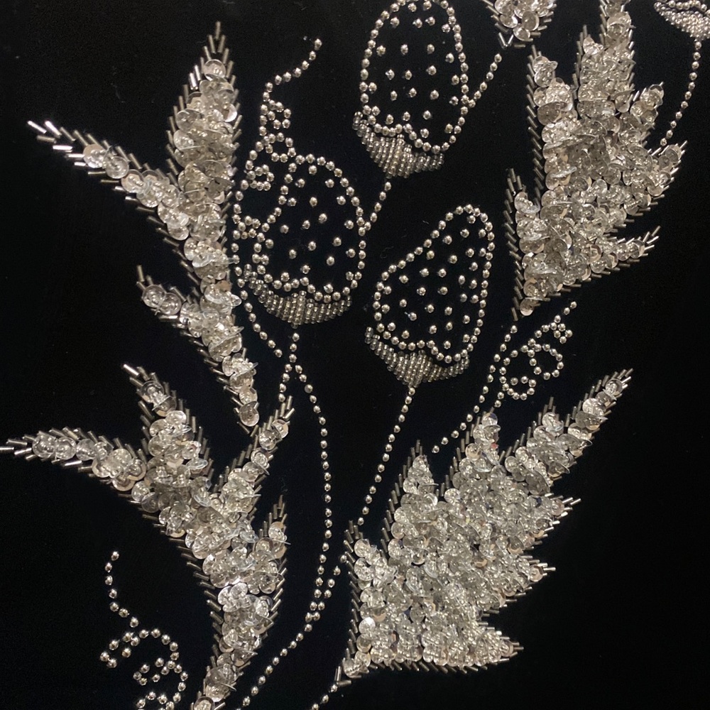 Velvet fabric with unique design